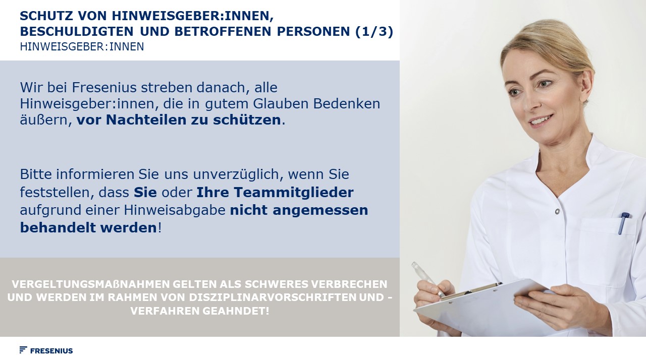 Wie schützt Fresenius Hinweisgeber Infografik 1